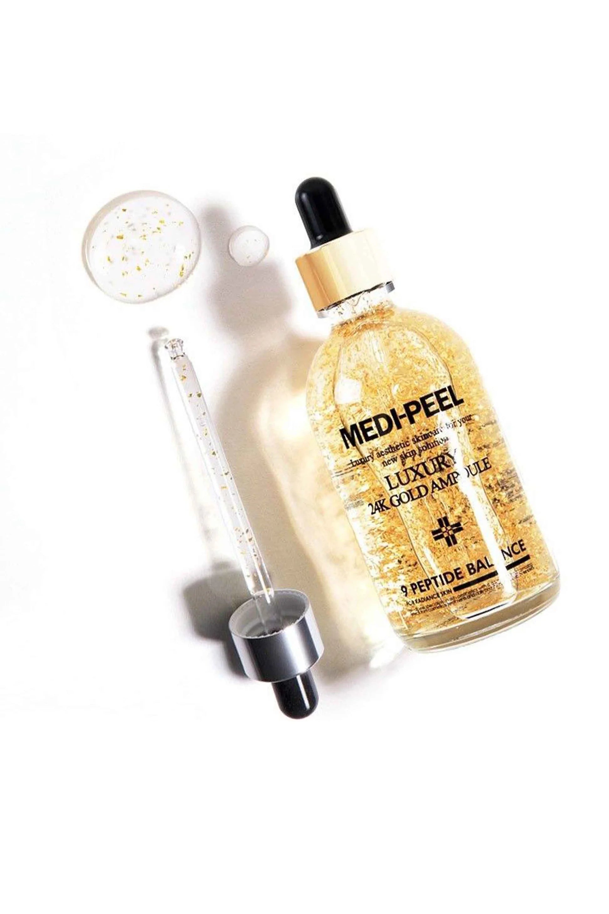 Medi-Peel Luxury 24K Gold Ampoule - 100ml (24K gold, hyaluronic acid, and niacinamide)